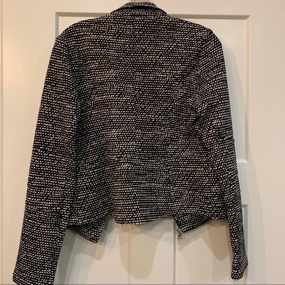 NWT Express Black & White Moto Jacket - Picture 4 of 4